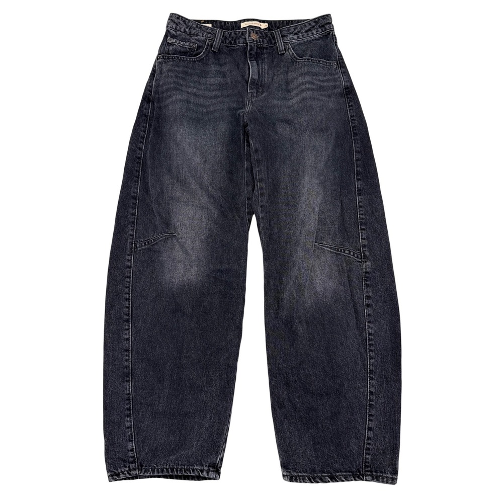 Levi's Black Wash Wide Leg Jeans
